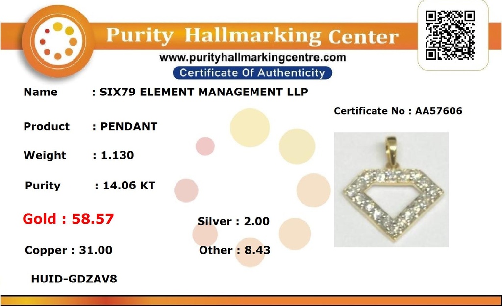 SIXP0070P ( WITHOUT CHAIN )